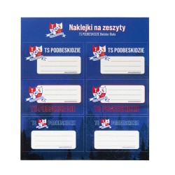 Naklejki na zeszyty